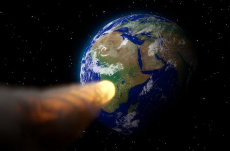 Asteroid targeting Earth