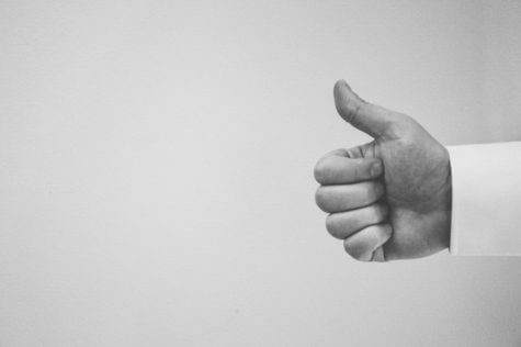 Thumbs up, similar to Facebook "like"