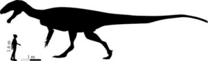 Silhouette of new, gigantic dinosaur species discovered
