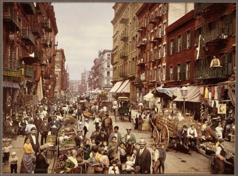 Image showing New York City's Mulberry Street circa 1890