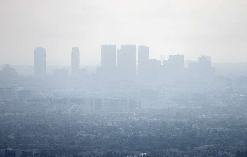 Smog, air pollution in Los Angeles