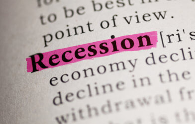 Recession highlighted in dictionary