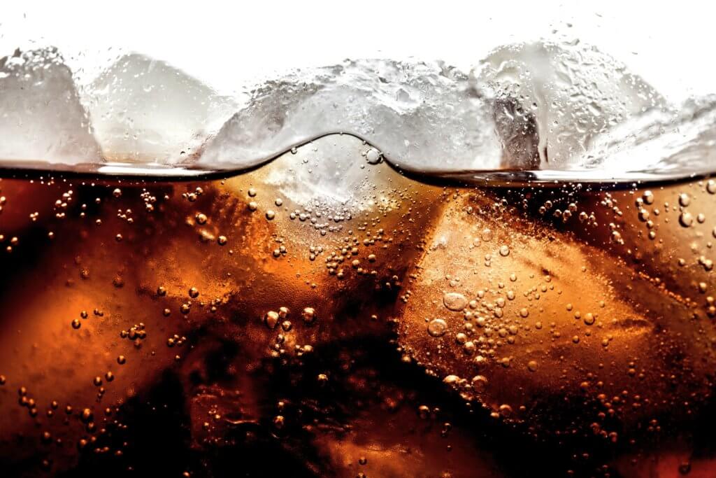 Closeup of soda