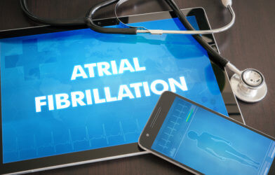 Atrial fibrillation, irregular heartbeat