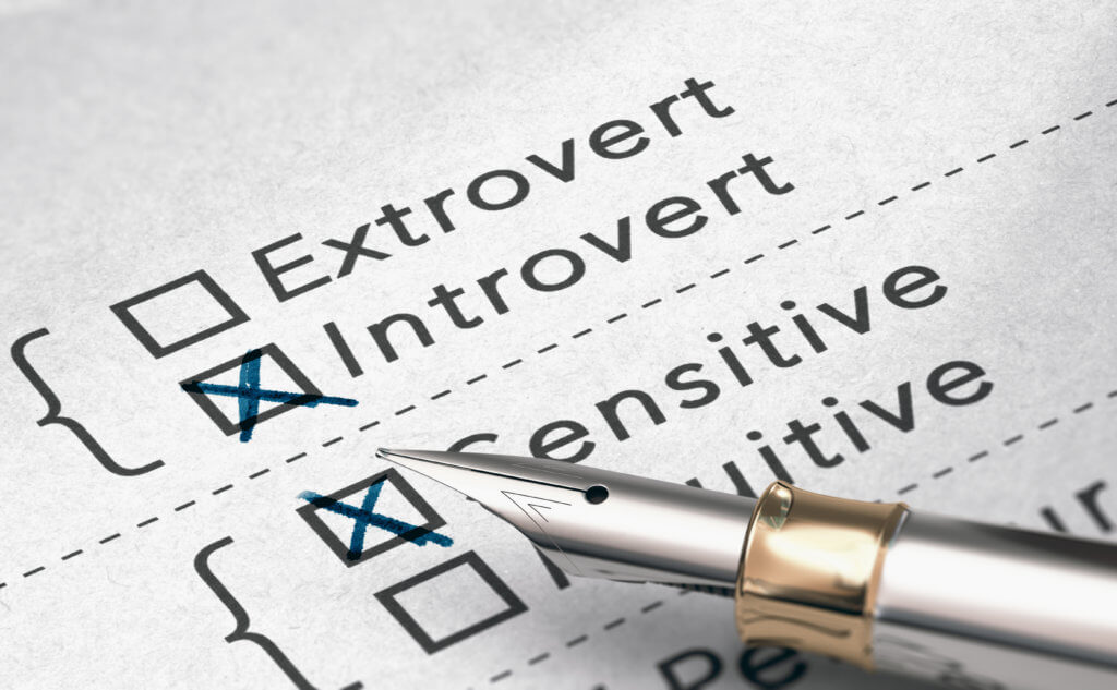 Personality test - introverts, extroverts