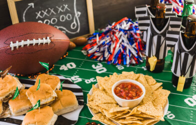 Super Bowl or football party snacks