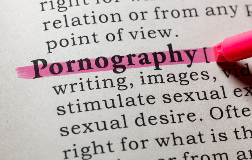 Pornography in dictionary