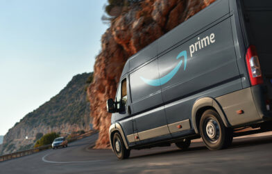 Amazon Prime delivery van