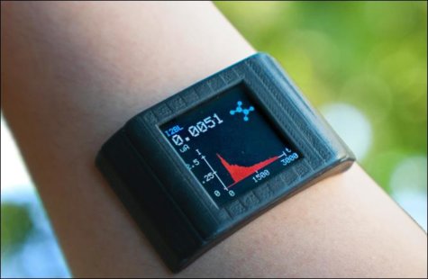 Smartwatch with adhesive film monitors metabolism