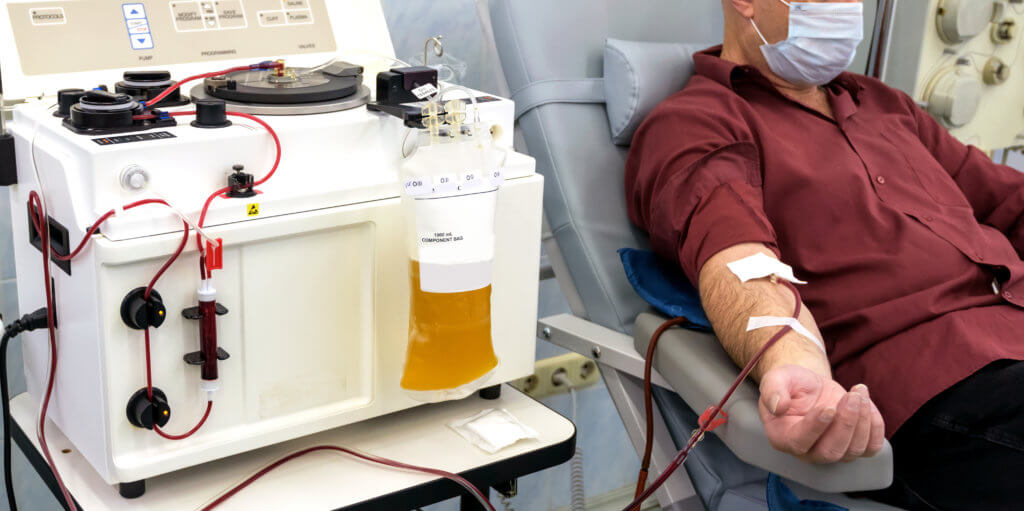 Blood plasma donation for COVID-19 patients