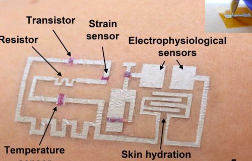 Drawn-On-Skin Electronics