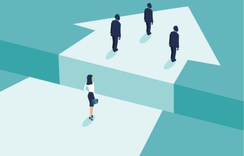Gender gap among men, women in business