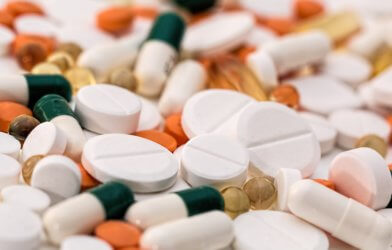 Assortment of pills, medication