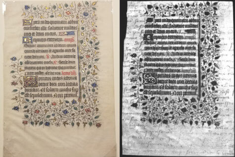 Hidden Text Medieval Paper