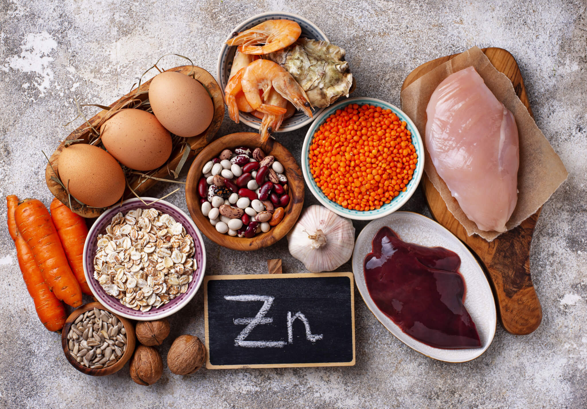 Foods with high levels of Zinc