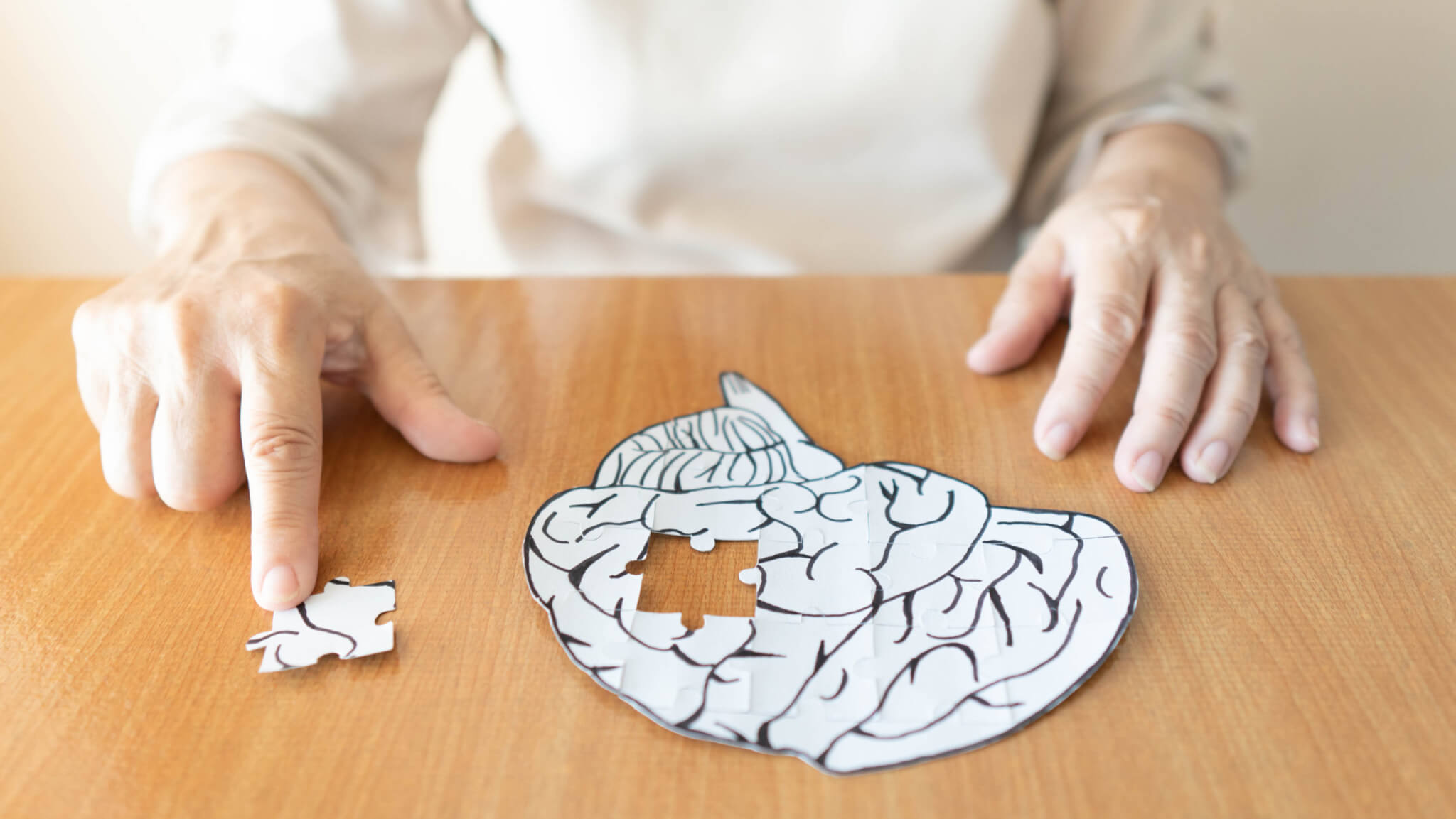 Dementia, Alzheimer's, brain puzzle