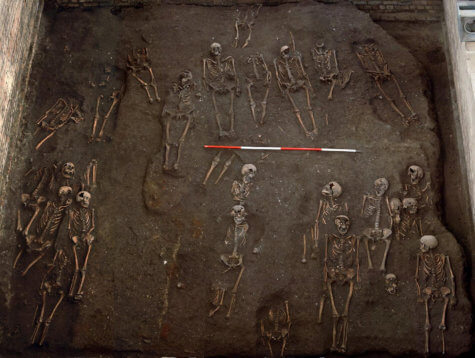 Skeletal remains of friar found