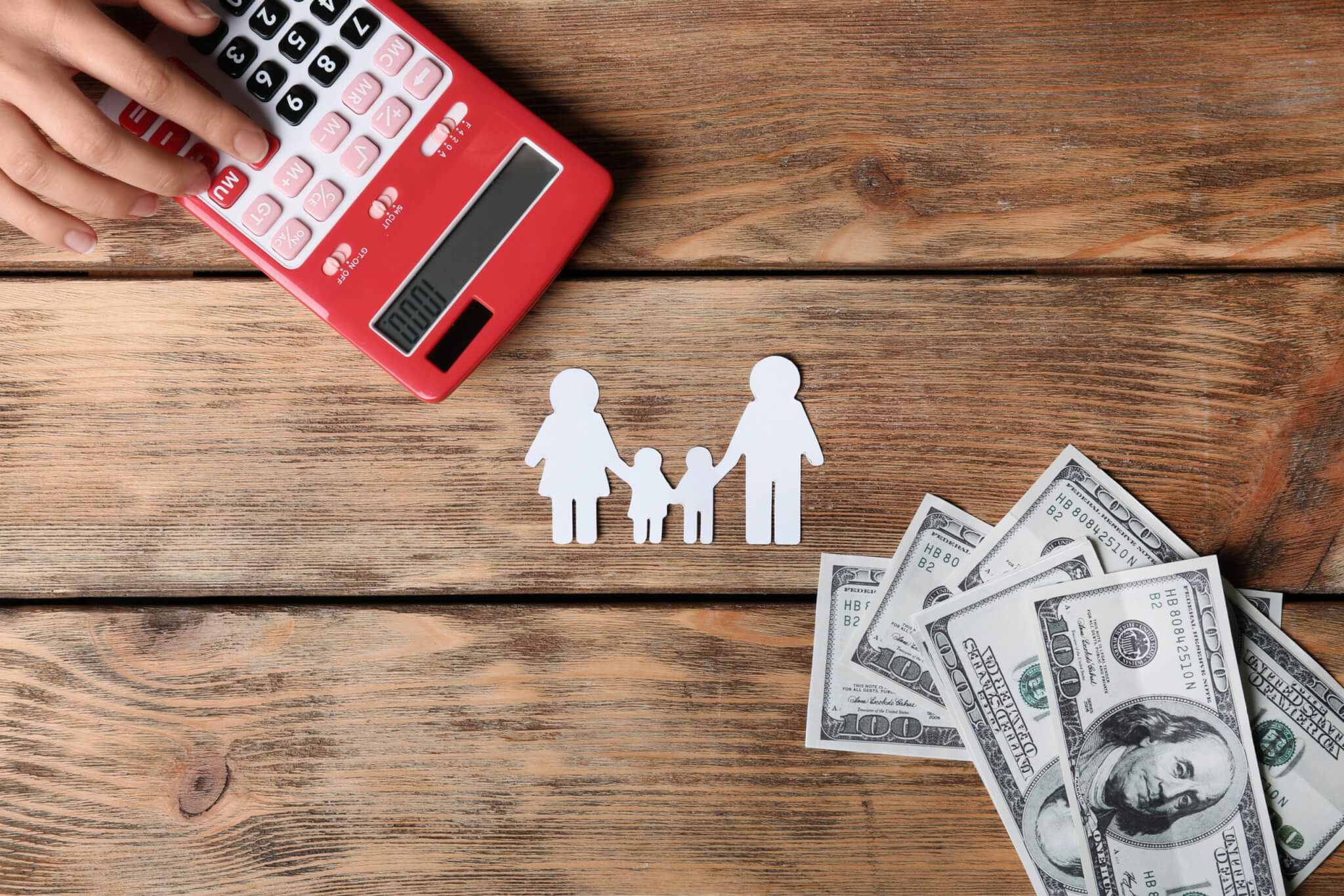 Family income, savings, money