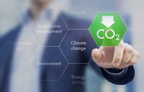 CO2 - Greenhouse gas emissions, carbon footprint for climate change