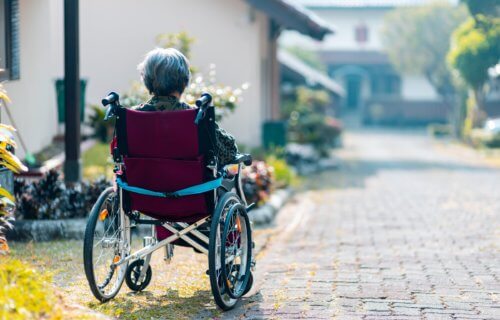 older adult wheelchair