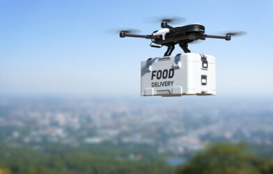 Food delivery drone