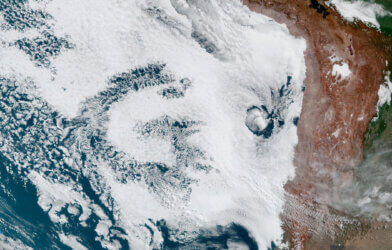 NOAA Satellite Cloud Image "GO"
