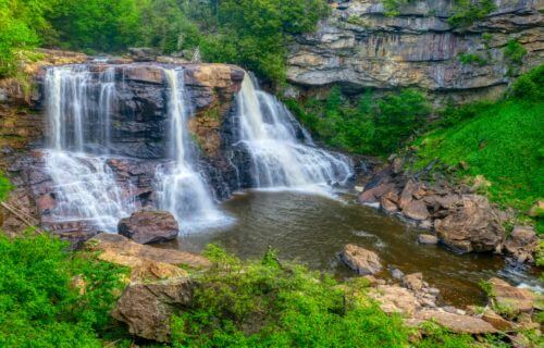 Blackwater Falls in Davis, West Virginia