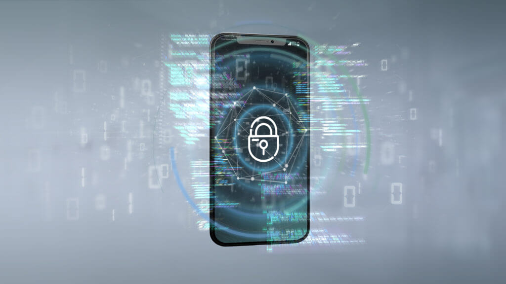 Smartphone data: Privacy and security concept
