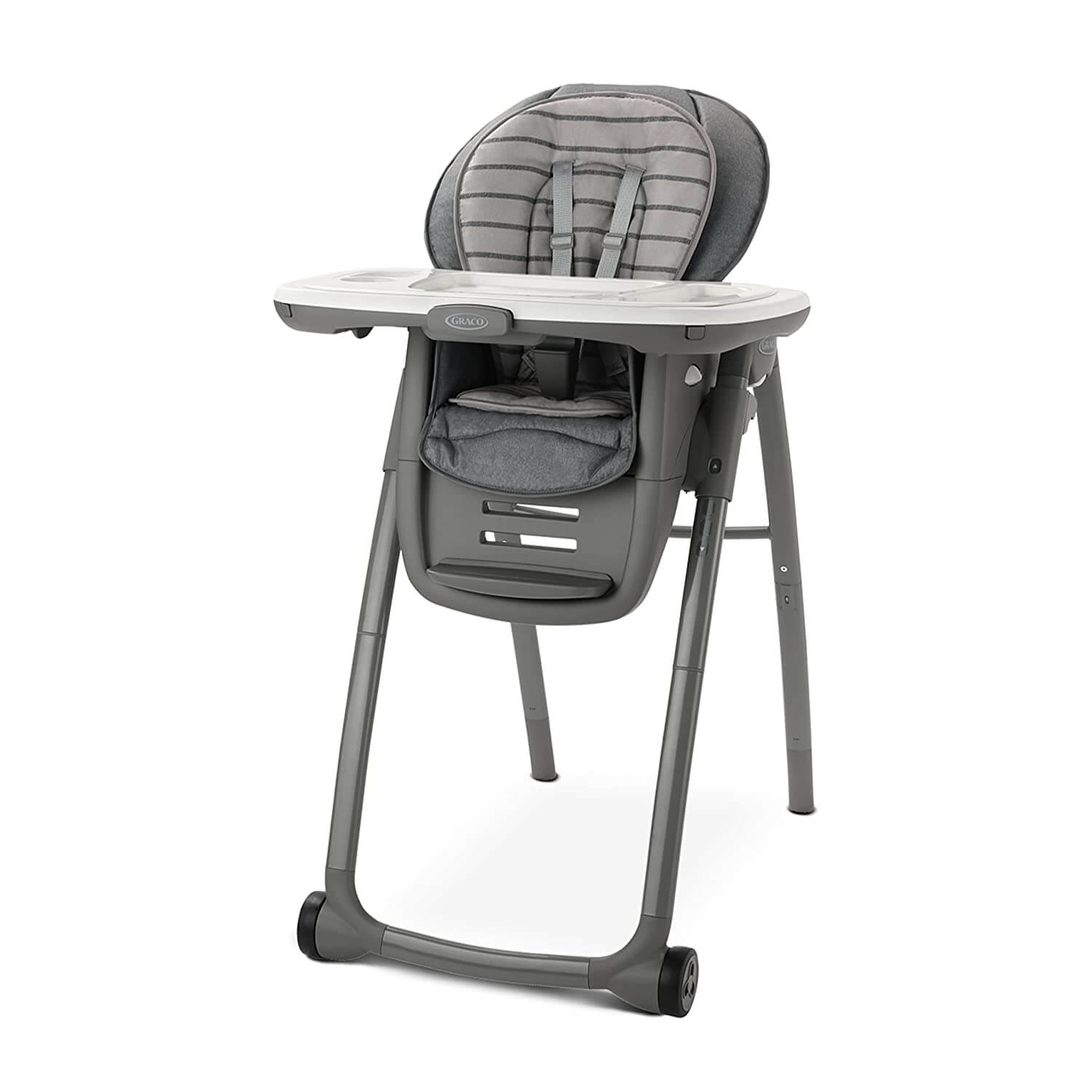 grey expandable high chair