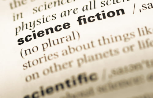 Science fiction in dictionary