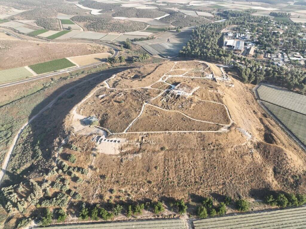 Aerial view of Tel Lachis