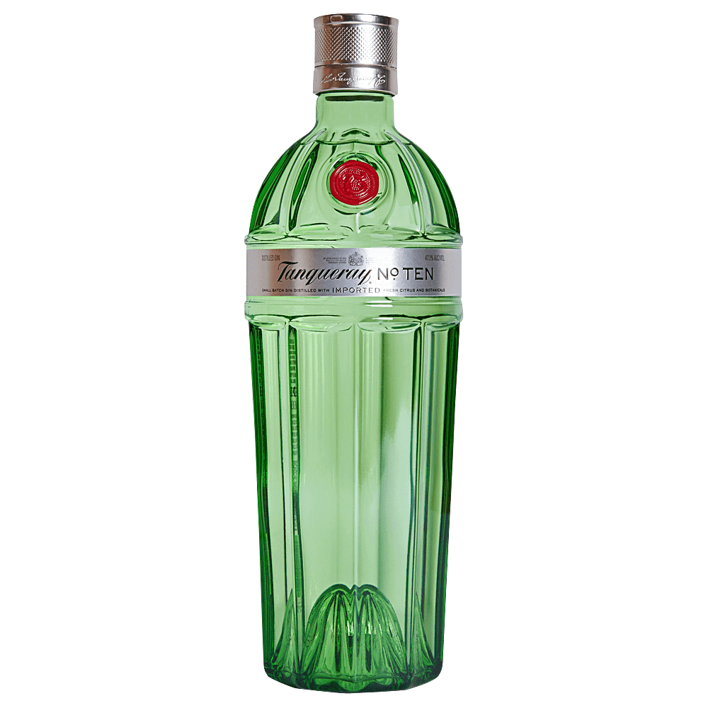 green and silver bottle of gin