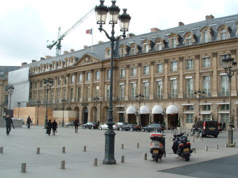 Ritz Hotel in Paris