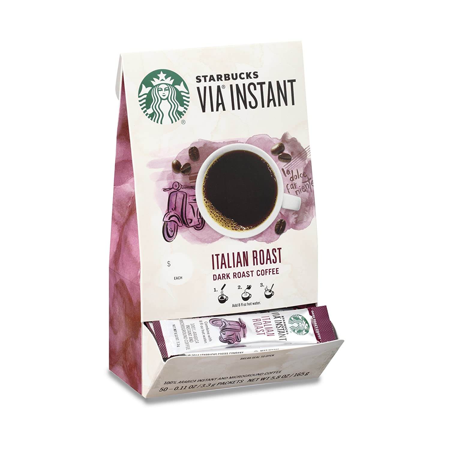 Starbucks VIA Instant Coffee—Dark Roast Coffee—Italian Roast