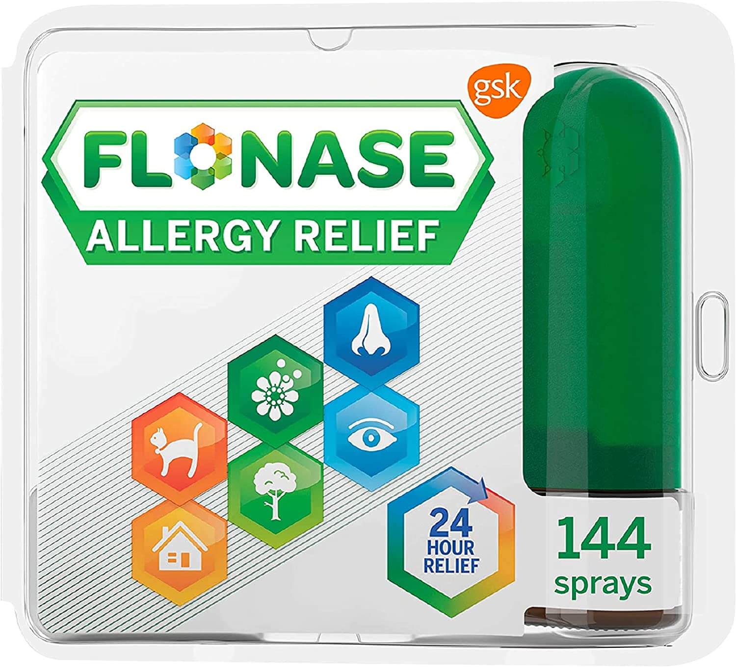 Flonase Allergy Relief Nasal Spray, 24 Hour Non Drowsy Allergy Medicine