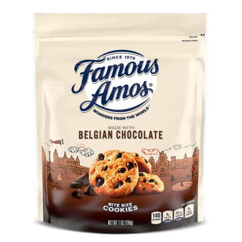 Famous Amos Wonders of the World Belgian Chocolate Chip Cookies