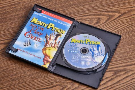 DVD for Monty Python and the Holy Grail, one of the best comedy movies of all-time