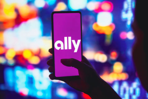 Smartphone app for Ally Bank, which tops the list of best bank in the U.S.