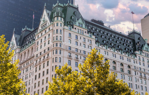 The Plaza is one of the best hotels in midtown Manhattan, NYC.