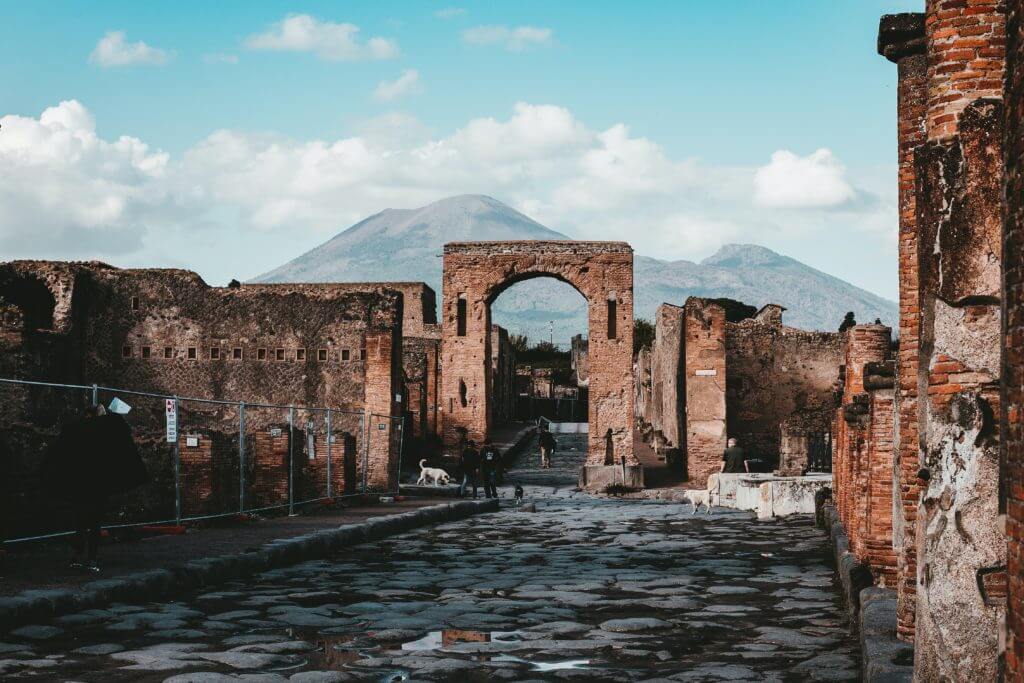 The Pompeii Excavation Site