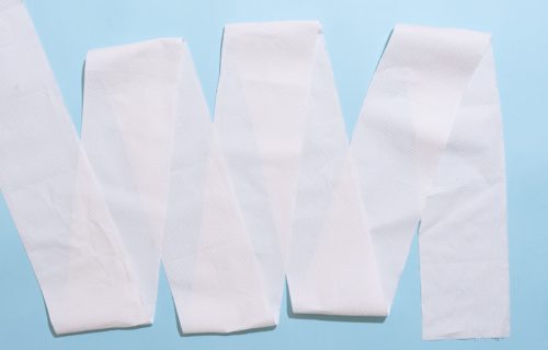 A gel paper towel picks up messes better than standard rolls