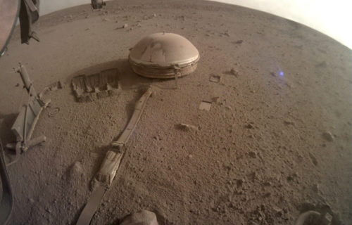 NASA's InSight lander posted this image on Monday, December 19