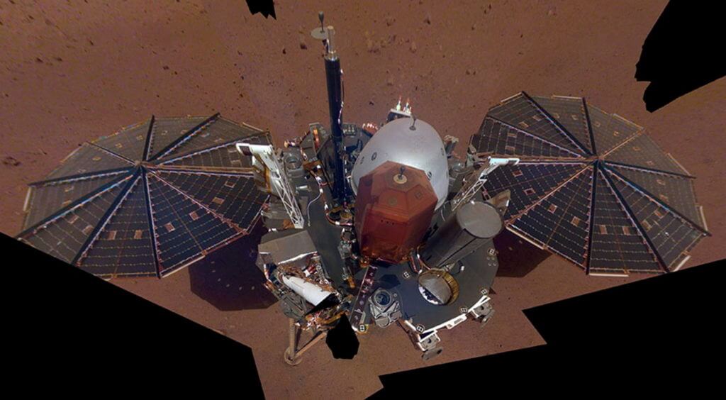 NASA InSight lander first photo on Mars