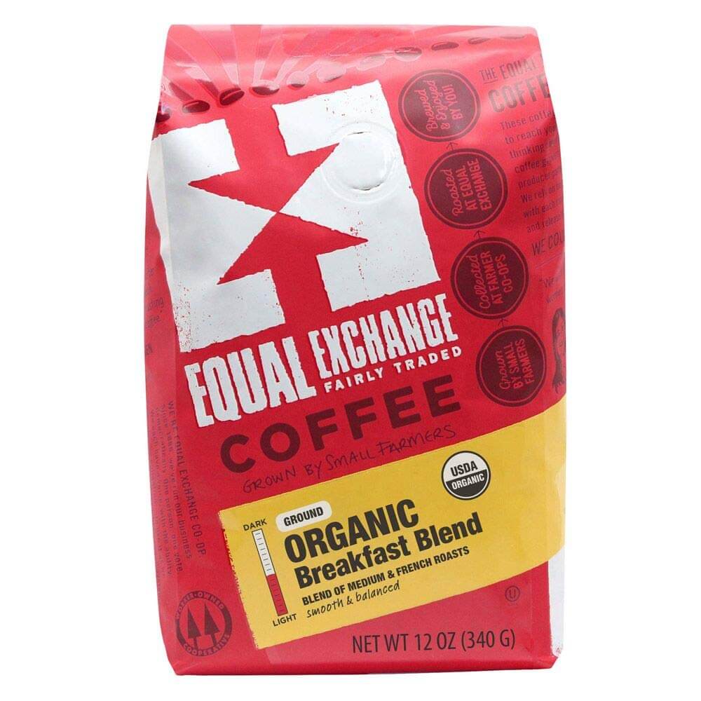 Equal Exchange Organic Ground Coffee, Breakfast Blend