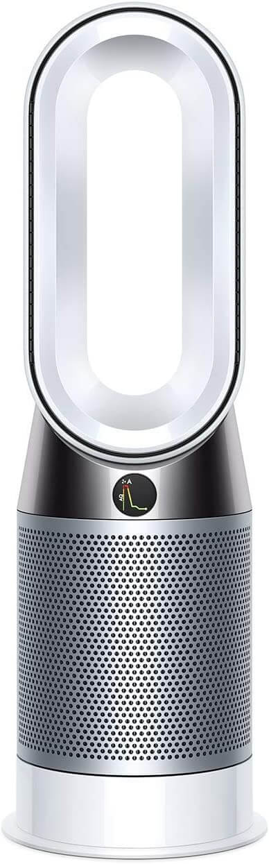 tower air purifier and fan with opening in middle
