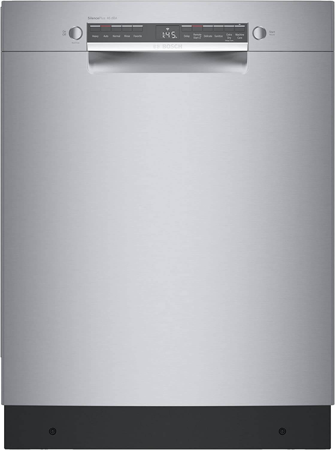 silver dishwasher unit