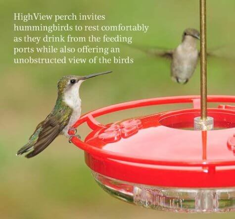 Aspects HummZinger HighView Hanging Hummingbird Feeder
