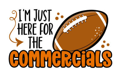 I'm just here for the commercials graphic