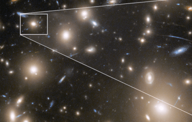 Supernova in galaxy cluster