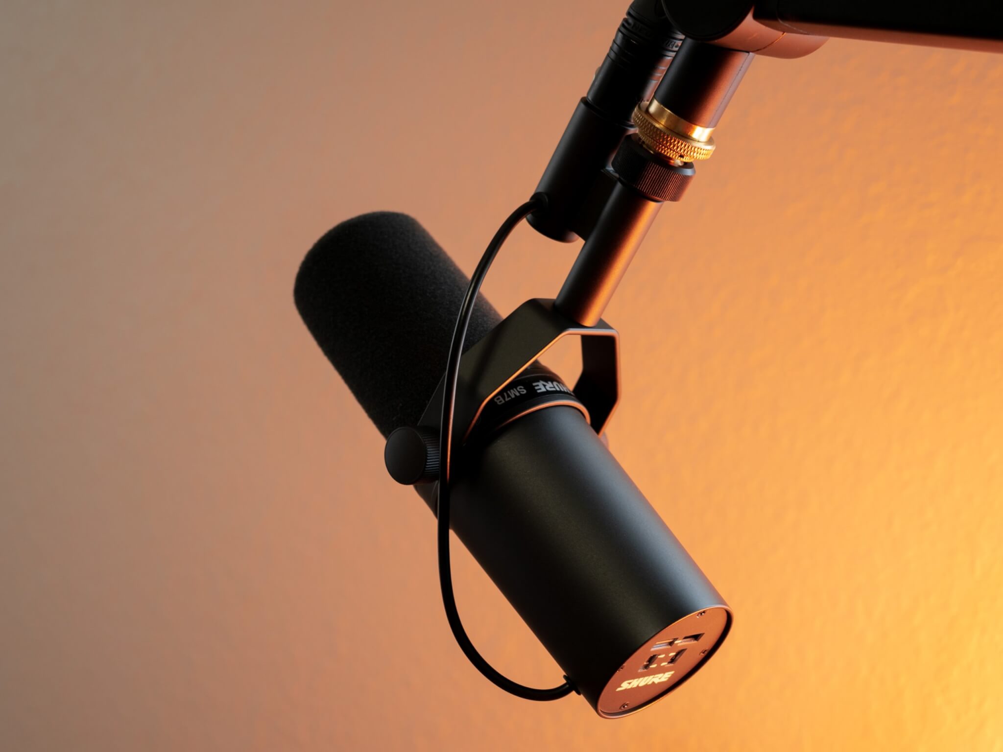 a podcast microphone